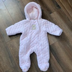 Baby girl snowsuit